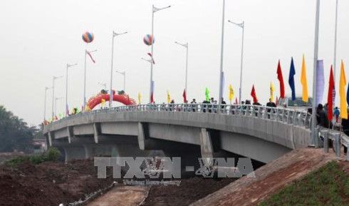 北部Hai Phong、Thai Binh川を結ぶ2つの橋が開通