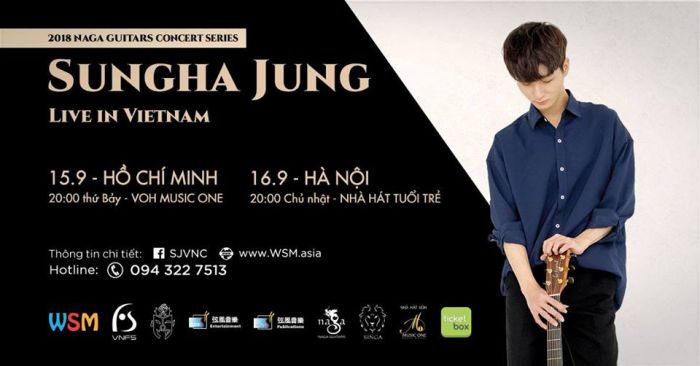 ホーチミン、ハノイで「Sungha Jung Live in Vietnam 2018」開催！
