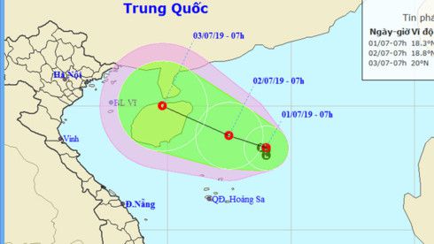熱帯低気圧、台風に発達か ベトナム北部に影響の恐れ