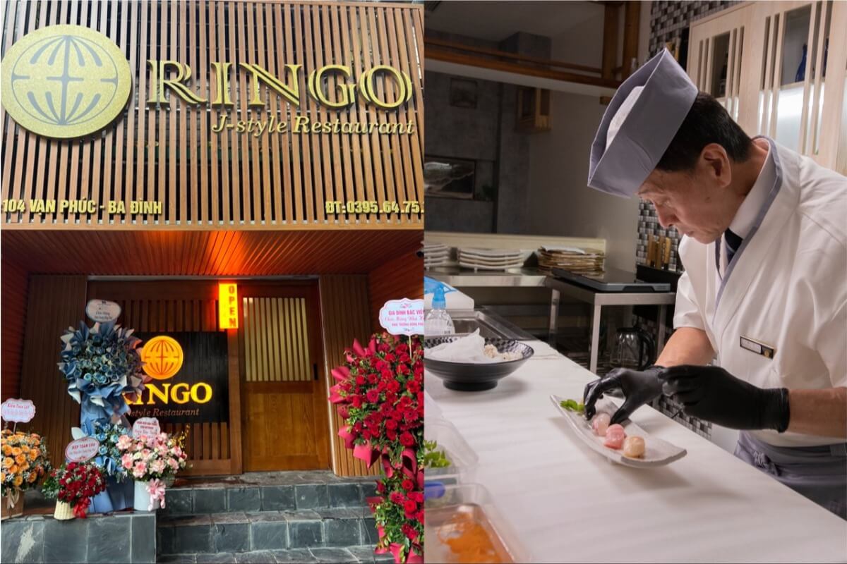 【2023年10月】ハノイに日本料理店「RINGO」開店！おまかせコースのお得なプロモーションあり〼