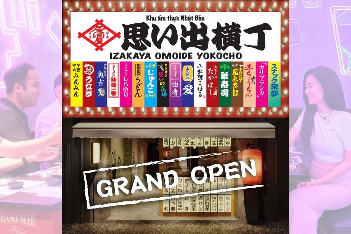 25年4月｜高島屋近くにネオン街登場！日系居酒屋「思い出横丁」
