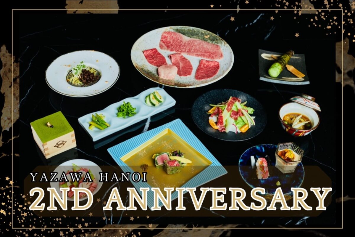 矢澤ハノイが2周年！ 8月4日〜10日は限定コースを特別価格で提供！