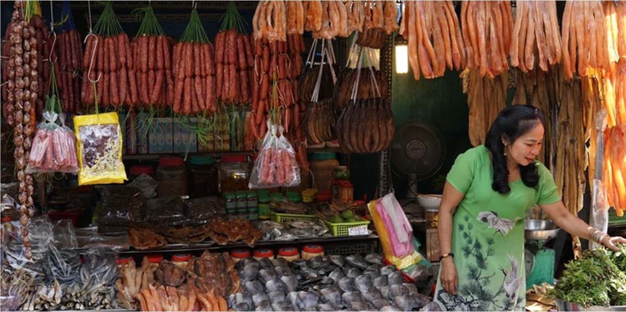 ホーチミンのカンボジア市場