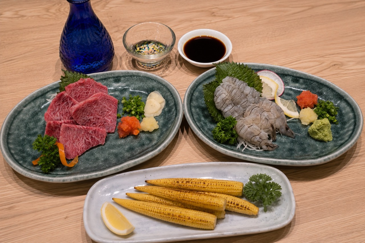 居酒屋EBISUの刺身や海鮮料理