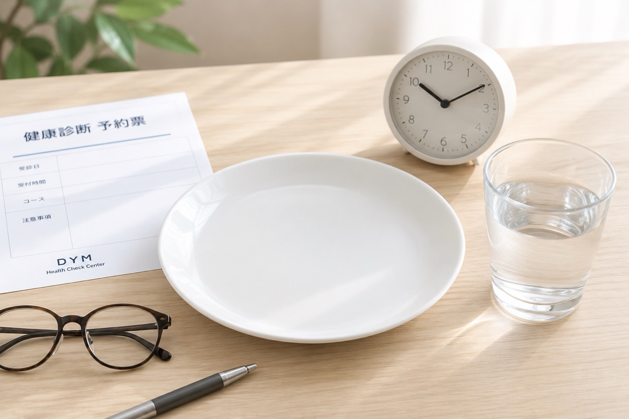 健康診断前の絶食に関する案内