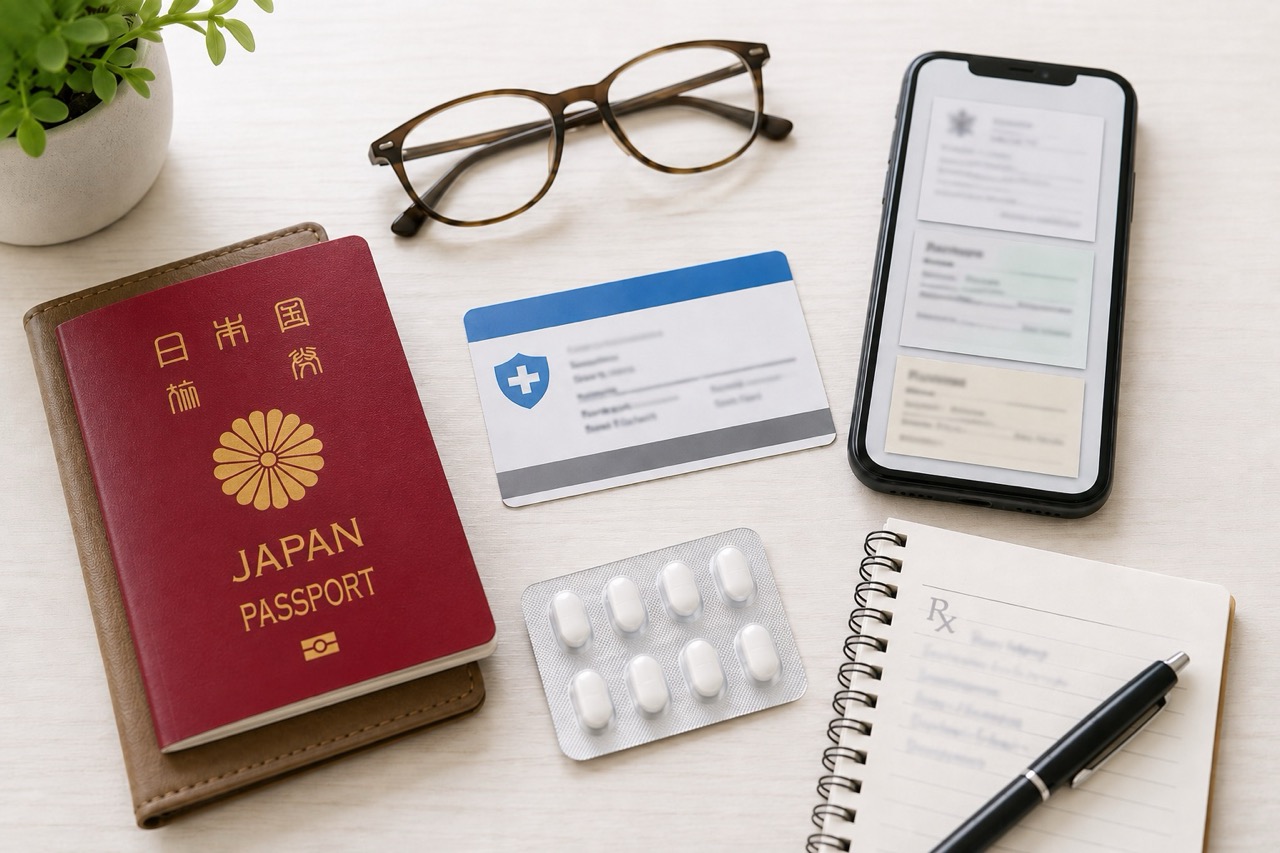 ワークパーミット用健康診断の持ち物
