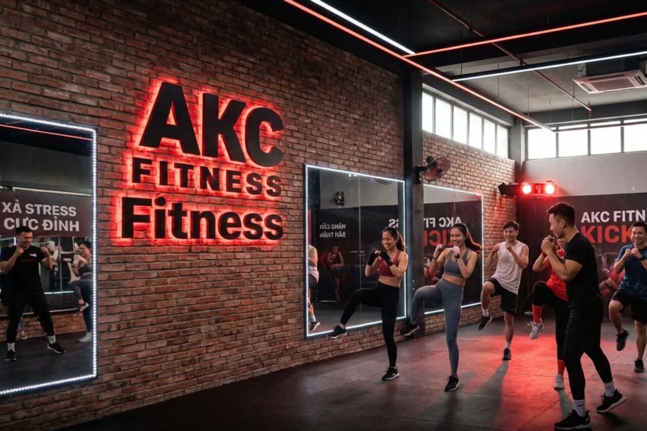 AKC Fitnessでボクシングトレーニングを受ける利用者