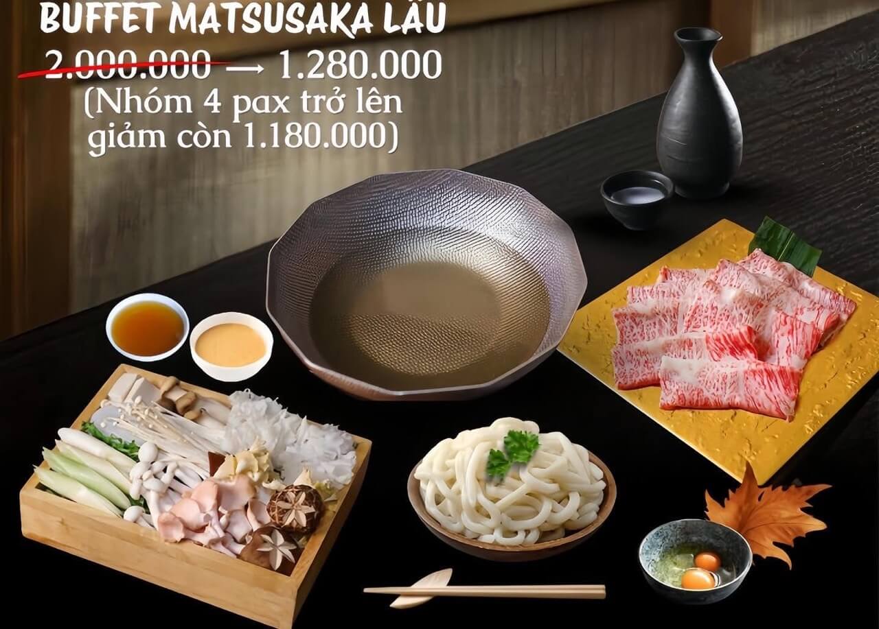 SHABUKI Skyの松阪牛しゃぶしゃぶビュッフェ