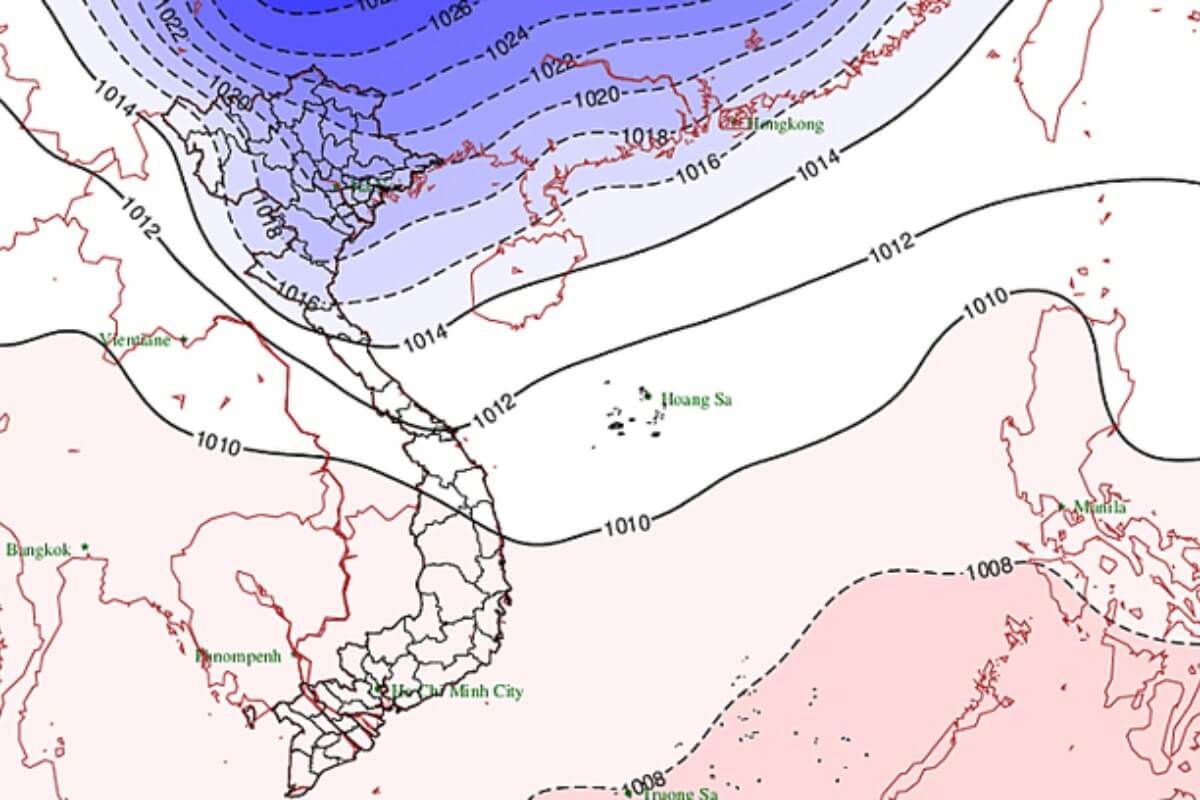 ハノイなどベトナム北部で気温低下、8日から17度以下に