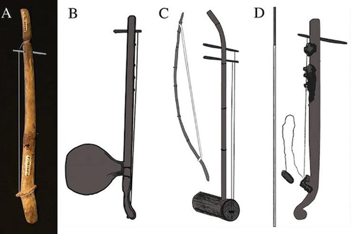 2000年前の弦楽器、メコンデルタ地域で発見される