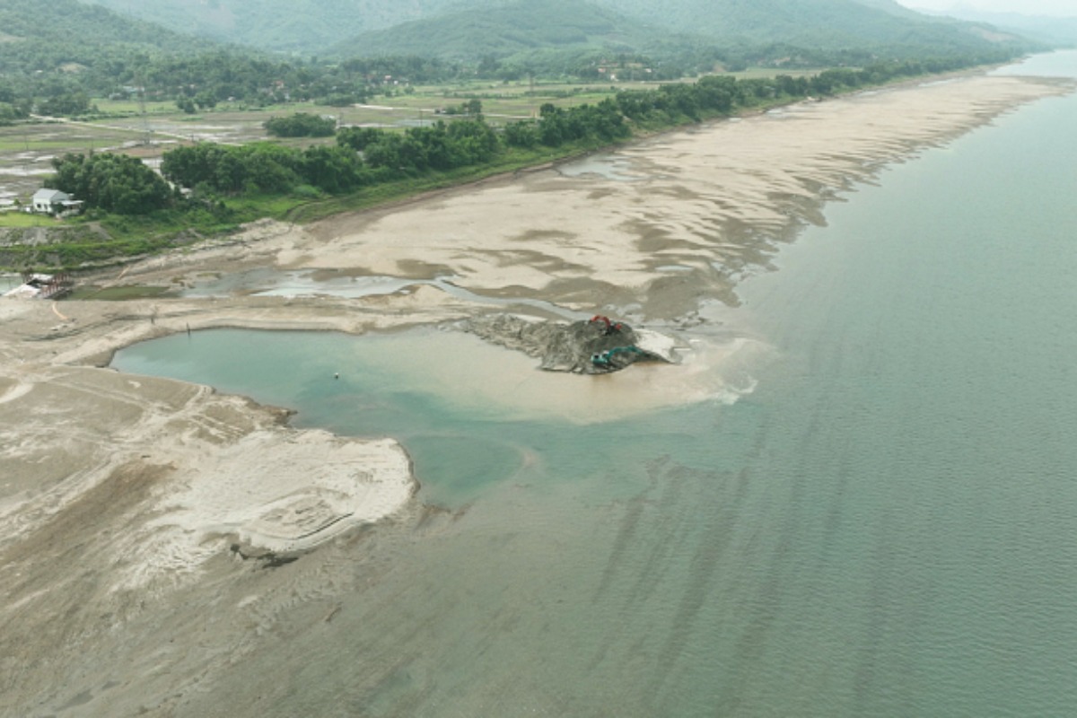 ダー川の水位低下、ハノイの広範囲で水不足の可能性も