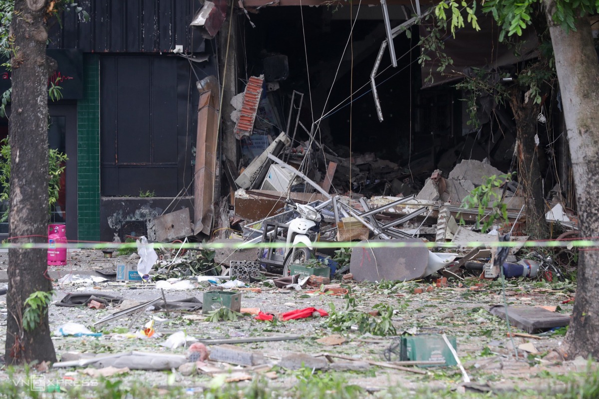 ハノイ市バーディン区の住宅でガス爆発、5人が負傷