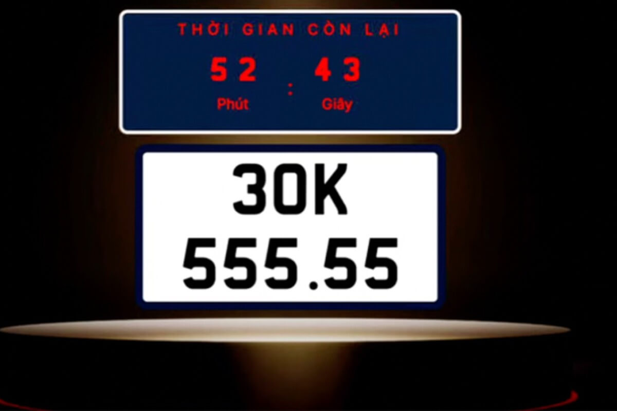ベトナムのナンバープレートオークション、最高額は323億ドン