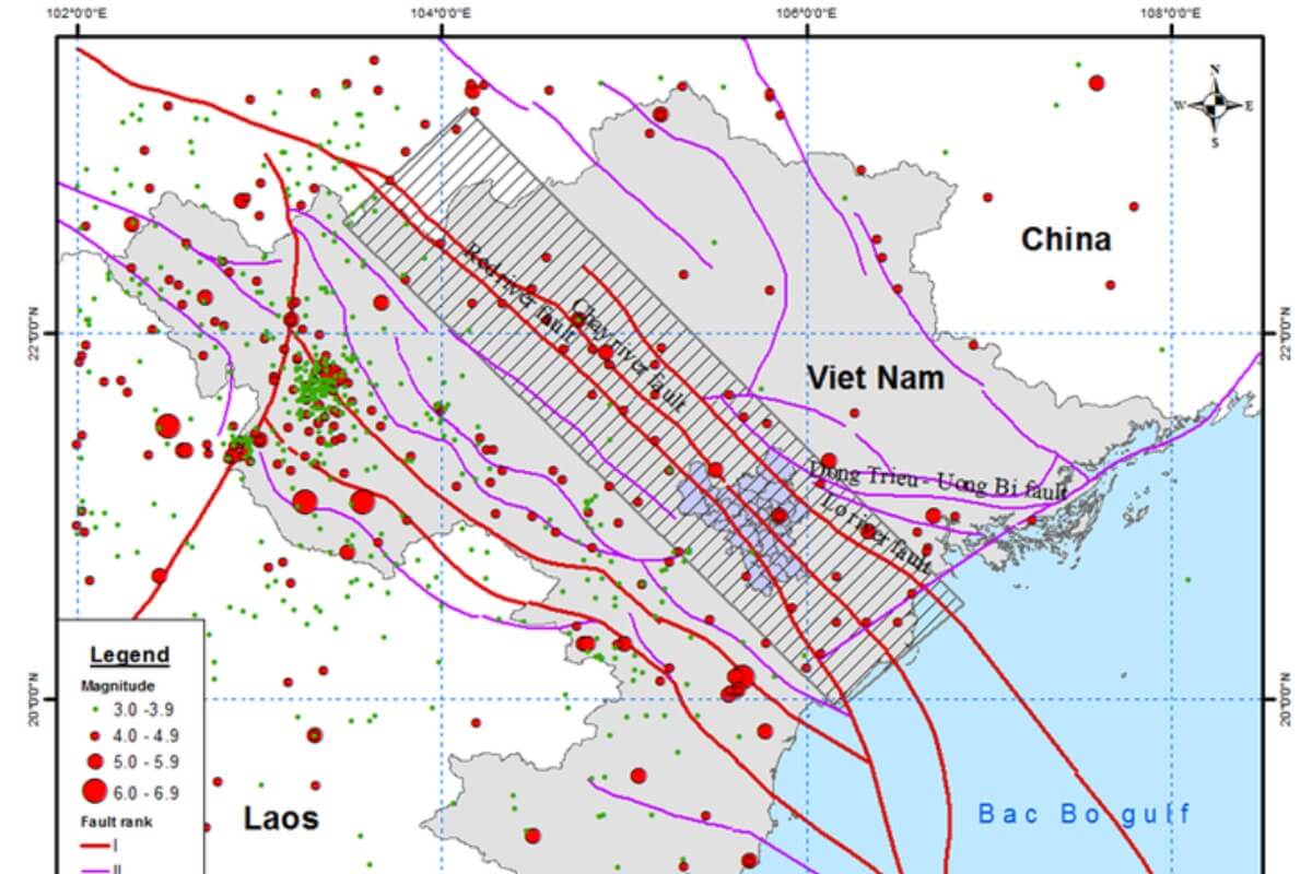 ハノイに潜む地震リスク、紅河断層覚醒の可能性