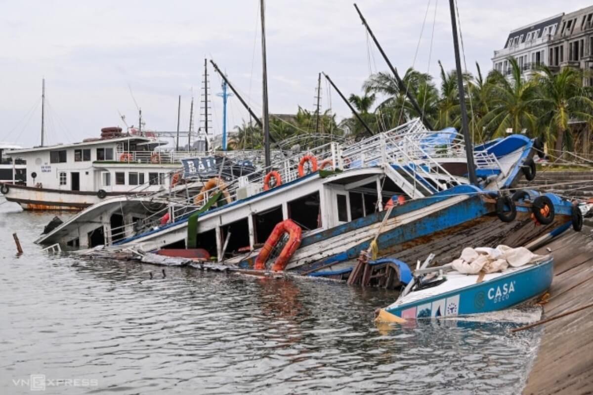 ハロン湾のクルーズ業界、台風ヤギで大打撃