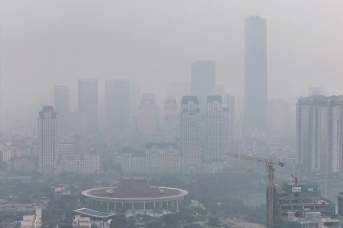 ハノイの大気汚染、悪化で健康リスク高まる