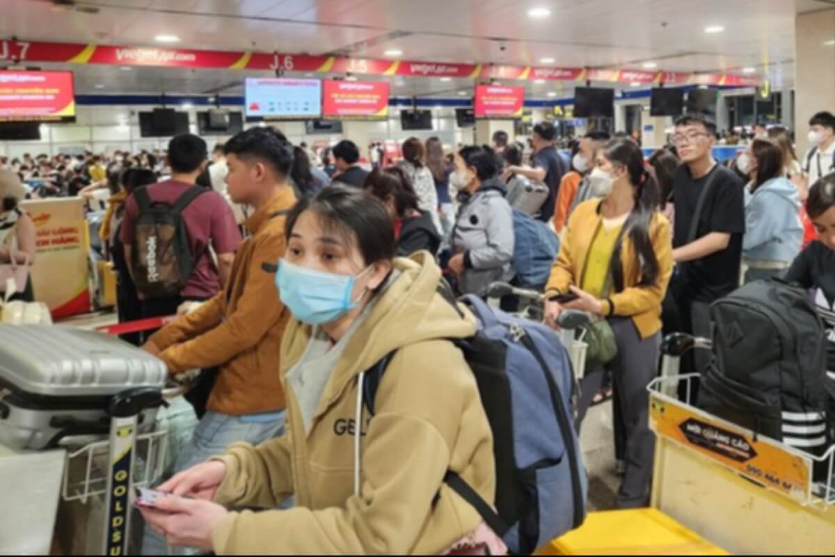 テト期間中の空港利用者数、約360万人で前年比16%増