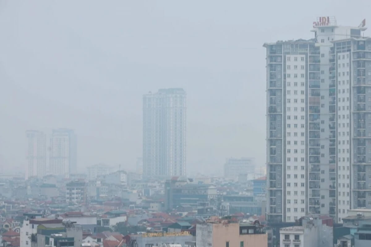 ハノイの大気質が深刻な水準に、警報レベル紫に到達