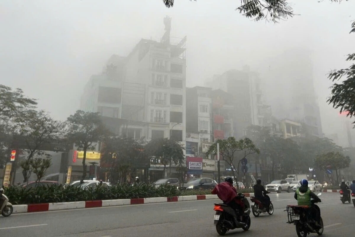 ハノイの大気汚染が長期化、例年よりも深刻な状況が続く