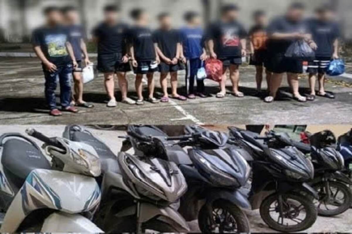 美容店を火炎瓶で襲撃、集団暴走の若者22人を逮捕