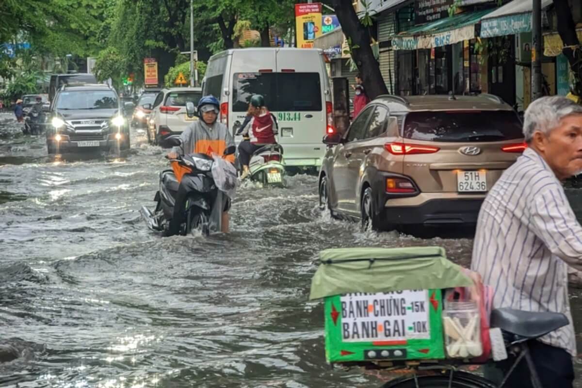 頻繁に浸水するタオディエン、排水インフラの抜本的見直しが急務