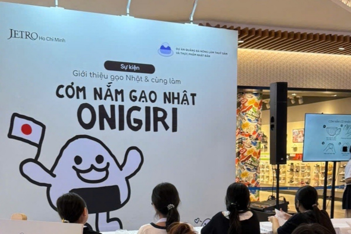 日本産米の認知度向上イベント、おにぎりワークショップを開催