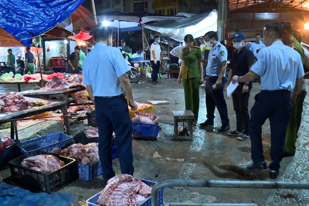 ハノイで病豚の肉を販売、市内の飲食店に流通
