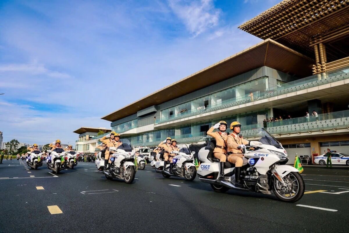 ハノイの中心部、10日まで交通規制を実施