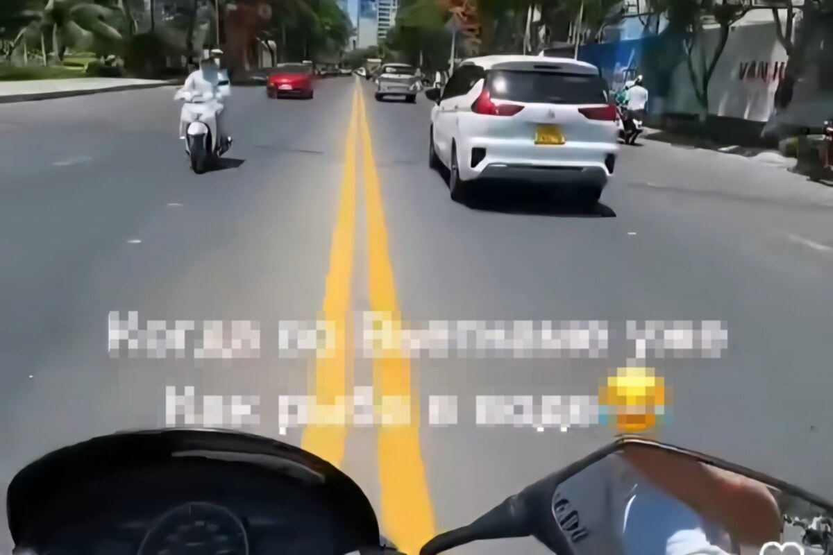 ニャチャンで外国人が無謀運転、警察が調査へ