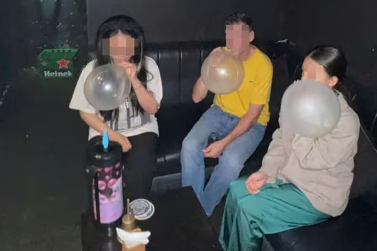 笑気ガスで飲食店9人逮捕、外国人からは大麻陽性反応