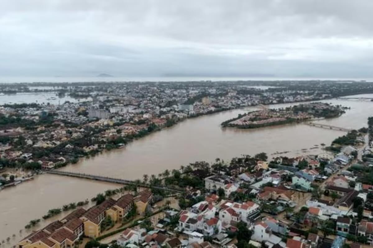 中部地方で再び洪水発生、ダナンで警戒水位超え