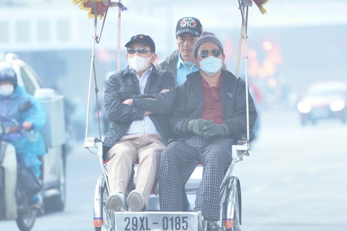 不健全なハノイの大気質指数、PM2.5による深刻な大気汚染