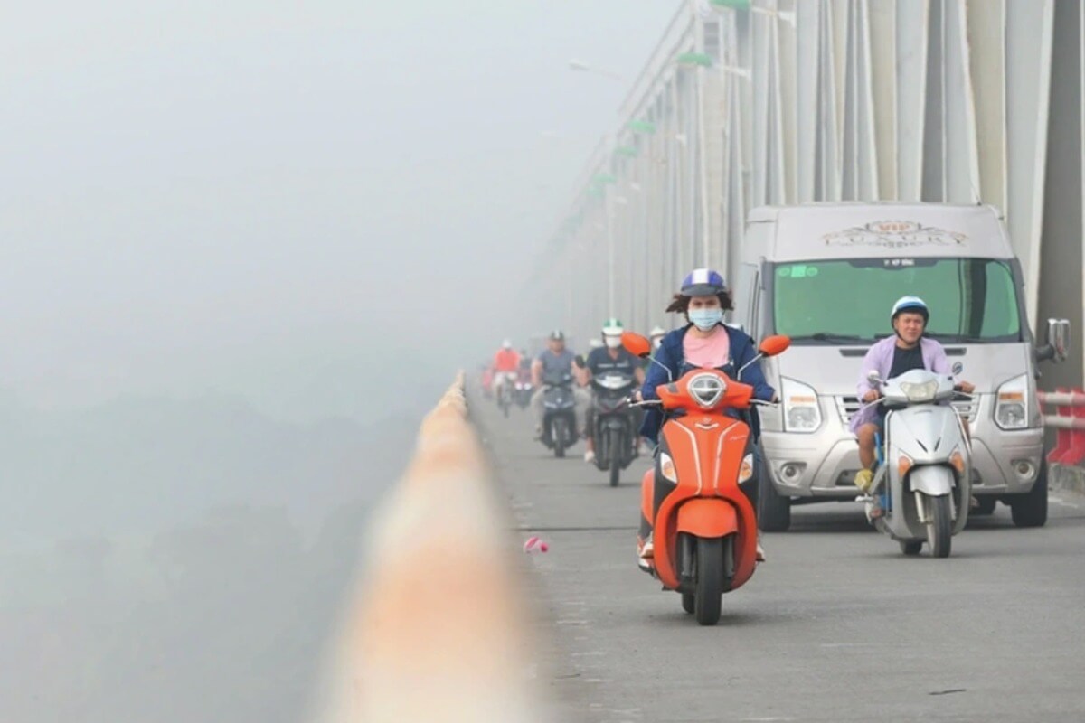 呼吸するだけでタバコ2本分、ハノイ大気汚染の健康被害