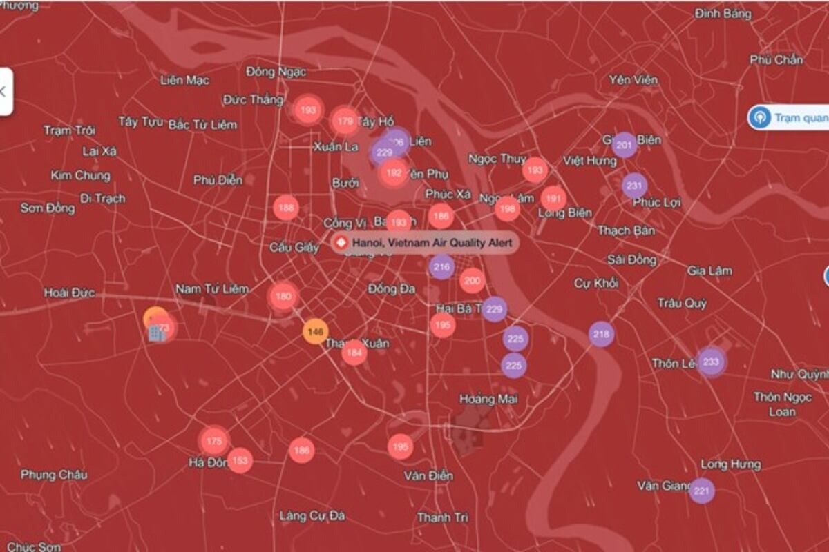 世界で3番目に深刻な大気汚染、ハノイではマスク着用徹底を