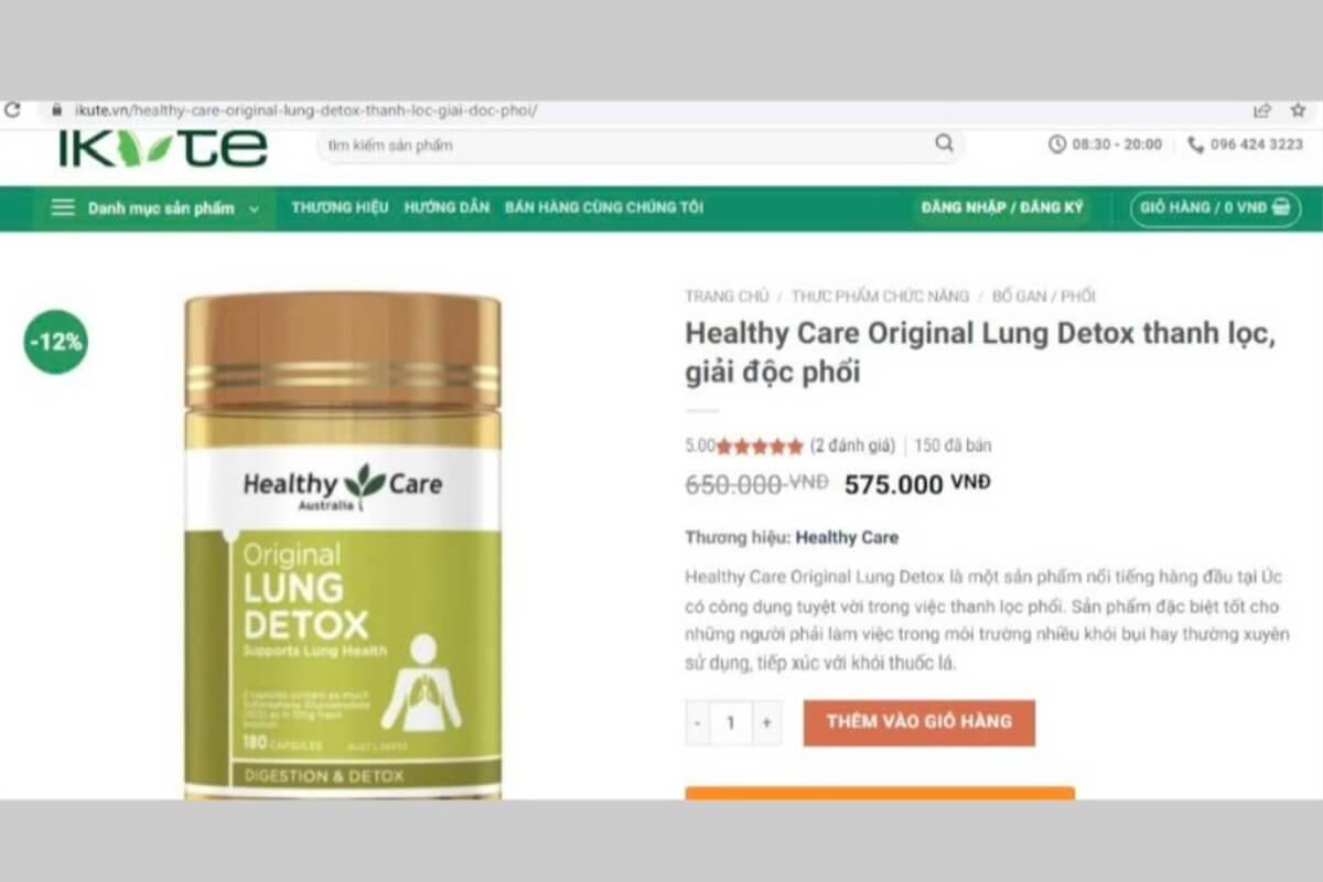 ハノイで拡がる「肺洗浄」健康食品、医師が科学的根拠の欠如に警鐘