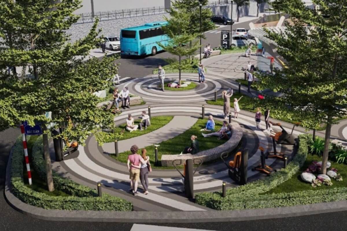 ハノイ旧市街に初の地下駐車場、フンフン通りの建設計画が承認