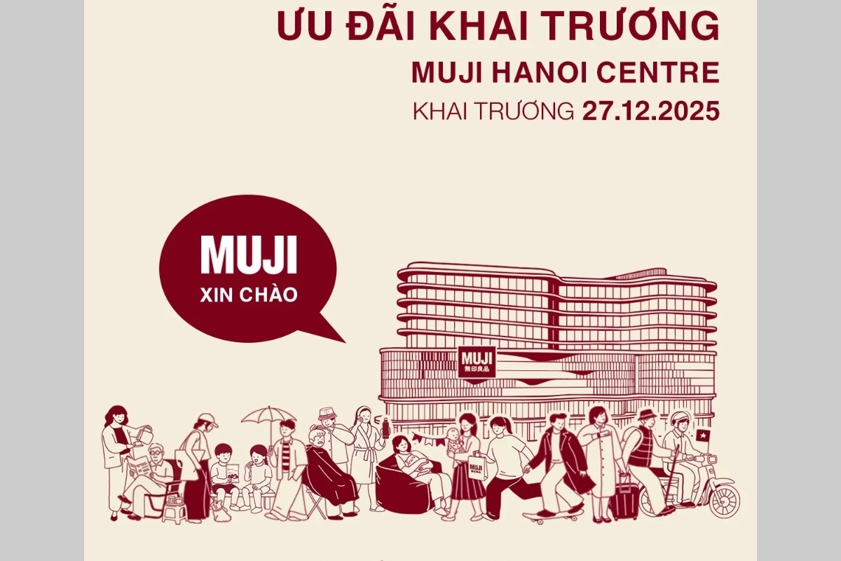 無印良品がハノイに8店舗目、地元文化と融合した空間を創出