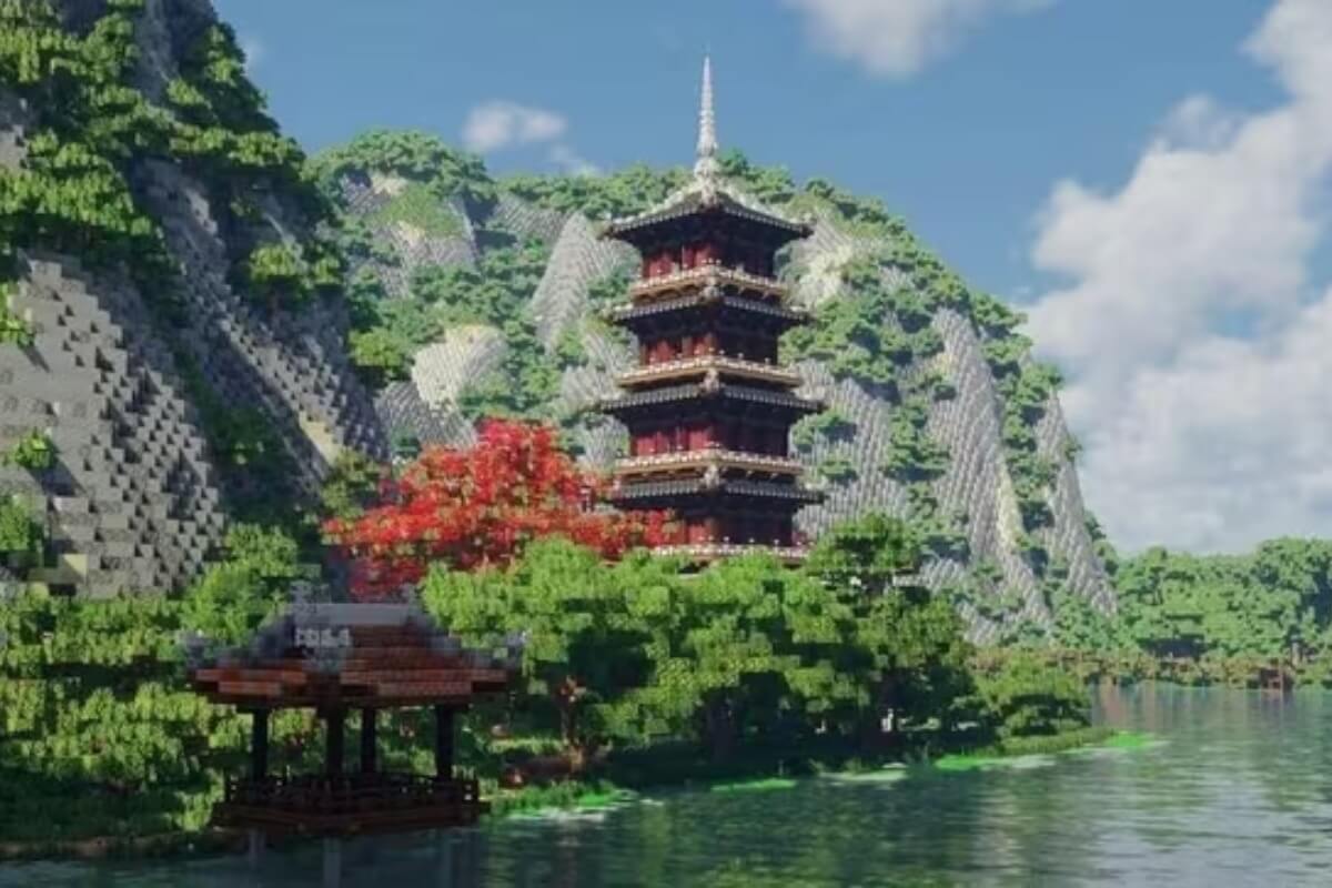 マイクラでニンビンを再現、ゲーマー18人が国際建築大会で優勝