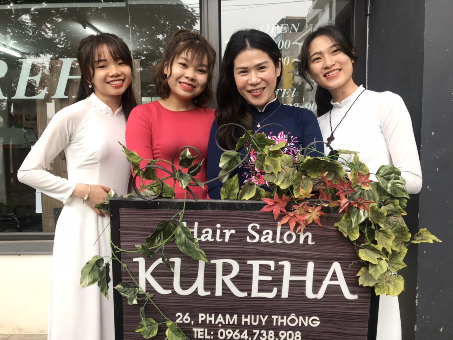 クレハ,日系美容室,ハノイ,美容室,おすすめ,日本人
