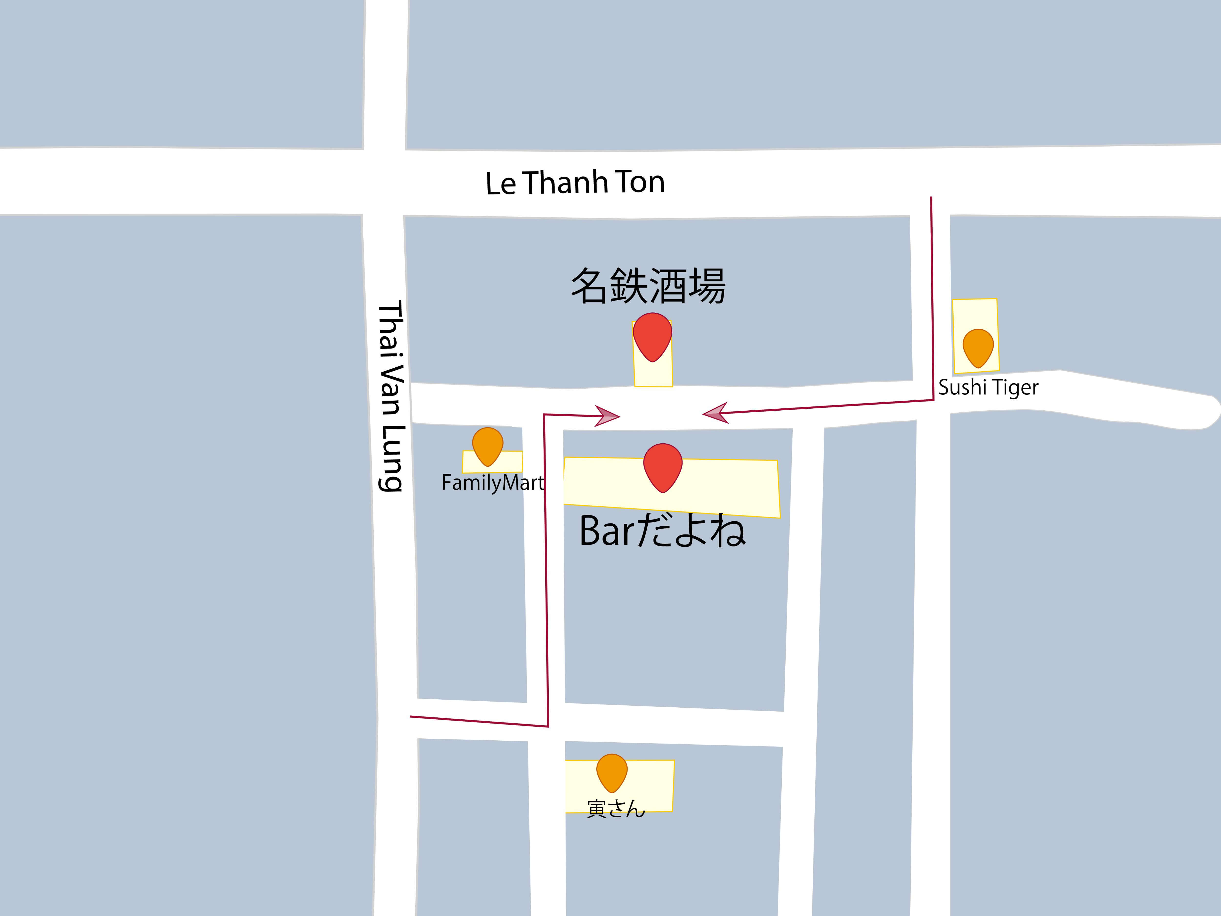 タイバンルン,カウンターバー,バーだよね,ホーチミン,レタントン,日本語