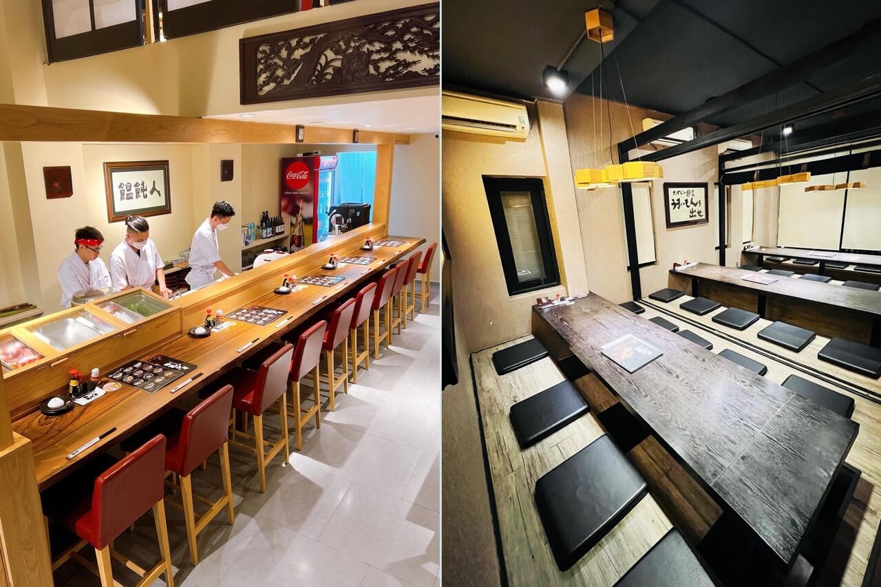 うどん,炭火焼,えびす,ホーチミン,1区,日本食,居酒屋,寿司,アンフー